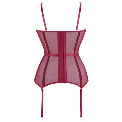 Dam Bustier Blommönster Ärmlös Polyester Spandex-5