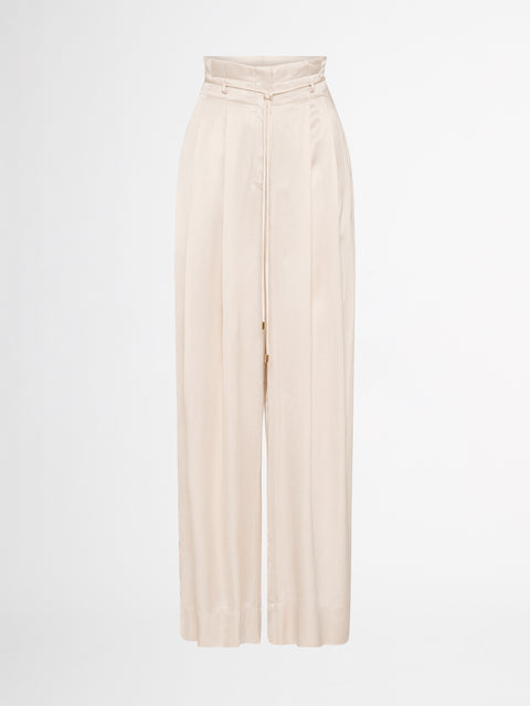 Dam Tvådelad Sats Satin Elegant Flödande Tyg-6