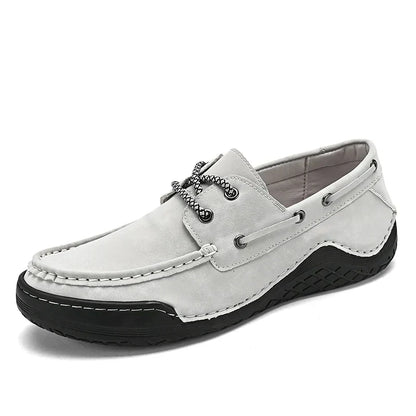 Herr Mockasiner i Mocka med Lätt Slip-On Design-6