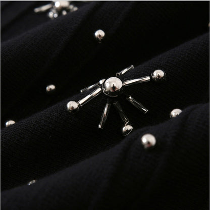 Dam Miniklänning A-linje Glittrig med Pärldekoration Syntetisk-6