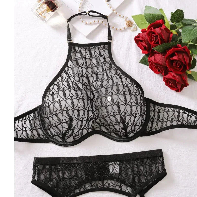 Damunderkläder Set Minimalistisk Polyester Snygga Underkläder Body-2