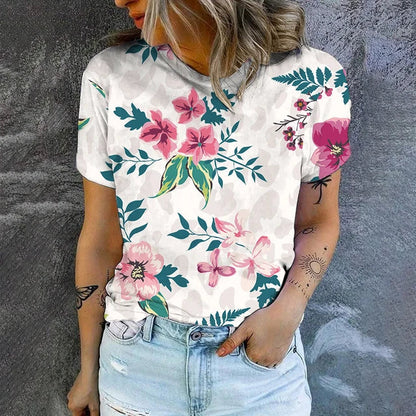 Dam Kort Klänning Modern Lätt för Sommar-5