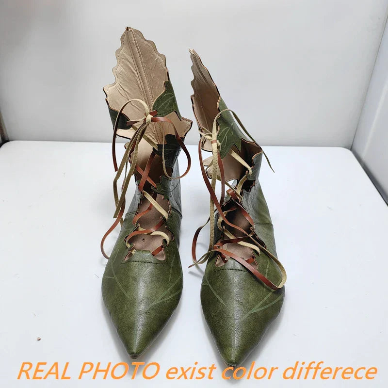 Dam Stövlar Kalvhöjd Platt Häl Gummi Mikrofiberfoder-3