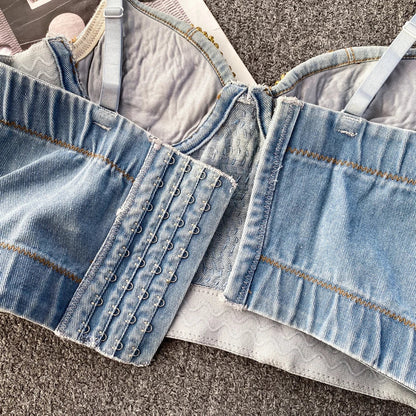 Dam Bustier Elegant Ull Polyester-5