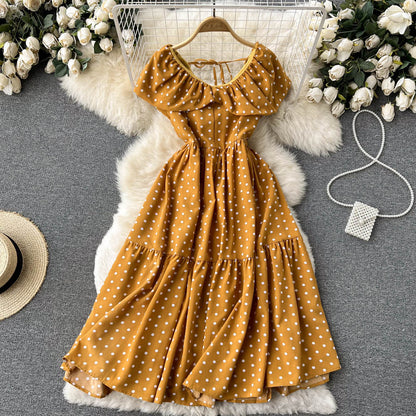 Variant image for Kvinno Midi Klänning A-Linje V-Hals Polyester-6