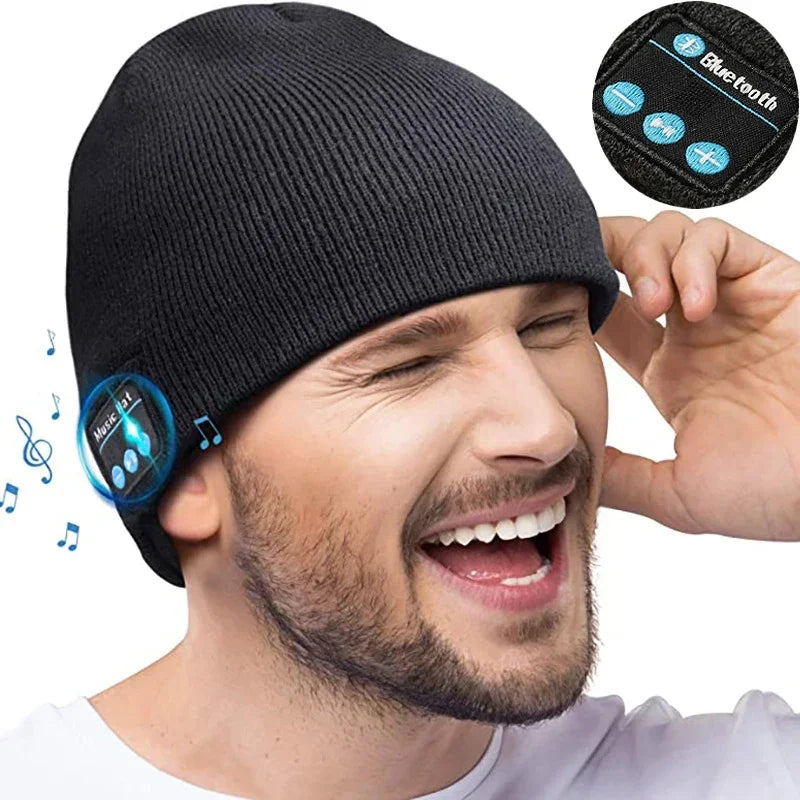 Kvinnors Musikmössa Trådlös Mjuk Elastisk Material-3