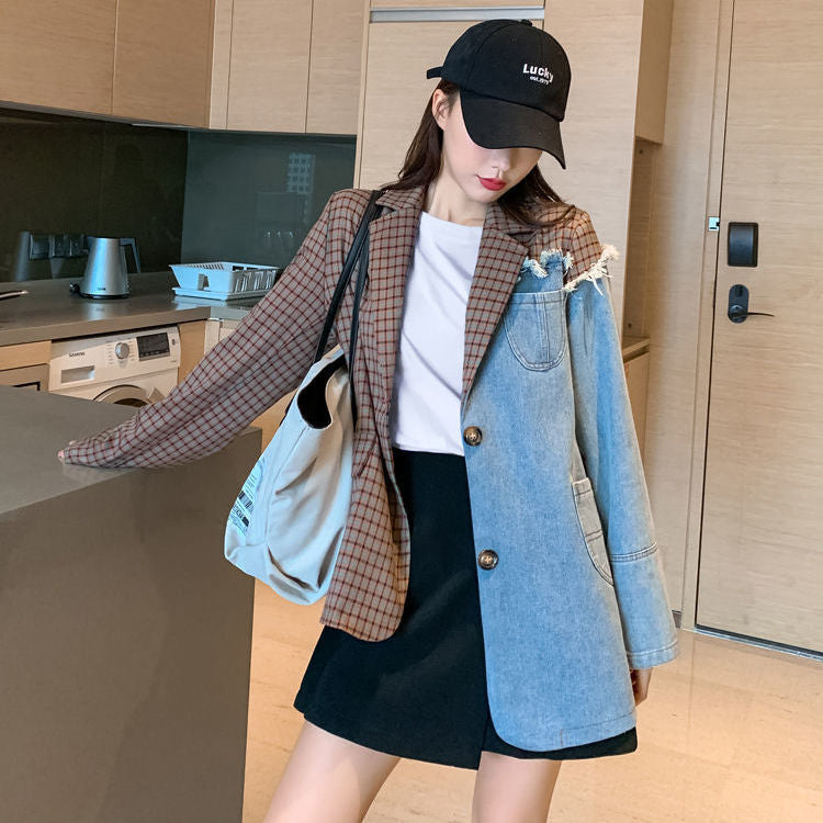 Dam Ensemble Denim Blazer Polyester-4