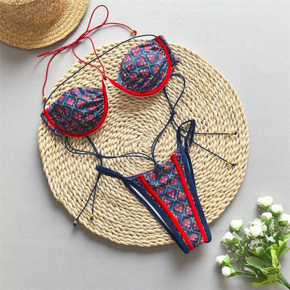 Dam Bikini Lekfull Design Polyester Spandex-3