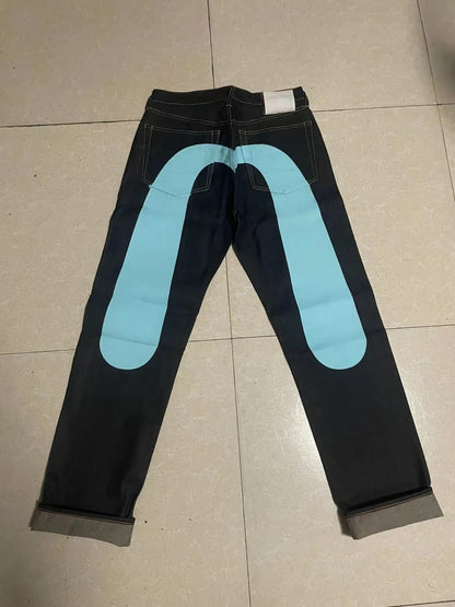Avslappnade Dam Jeans i Mjuk Bomull, Ankel-Längd, Rak Silhuett med Fickor – Ljusa Tona 6