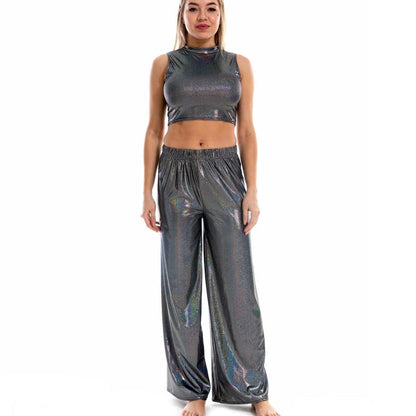 Herrbyxor Bred Snitt i Polyester – Bekväm Passform och Lång Längd för Vardagsbruk 1