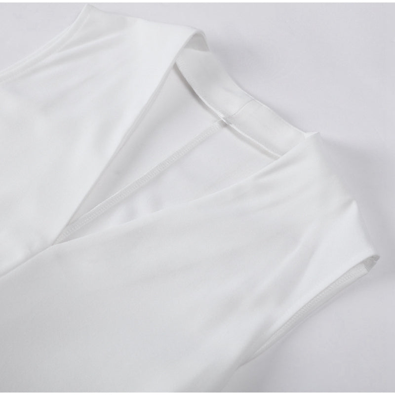 Kvinnors Klänning Figurbetonad Design Högkvalitativt Tyg-6