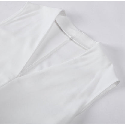 Kvinnors Klänning Figurbetonad Design Högkvalitativt Tyg-6