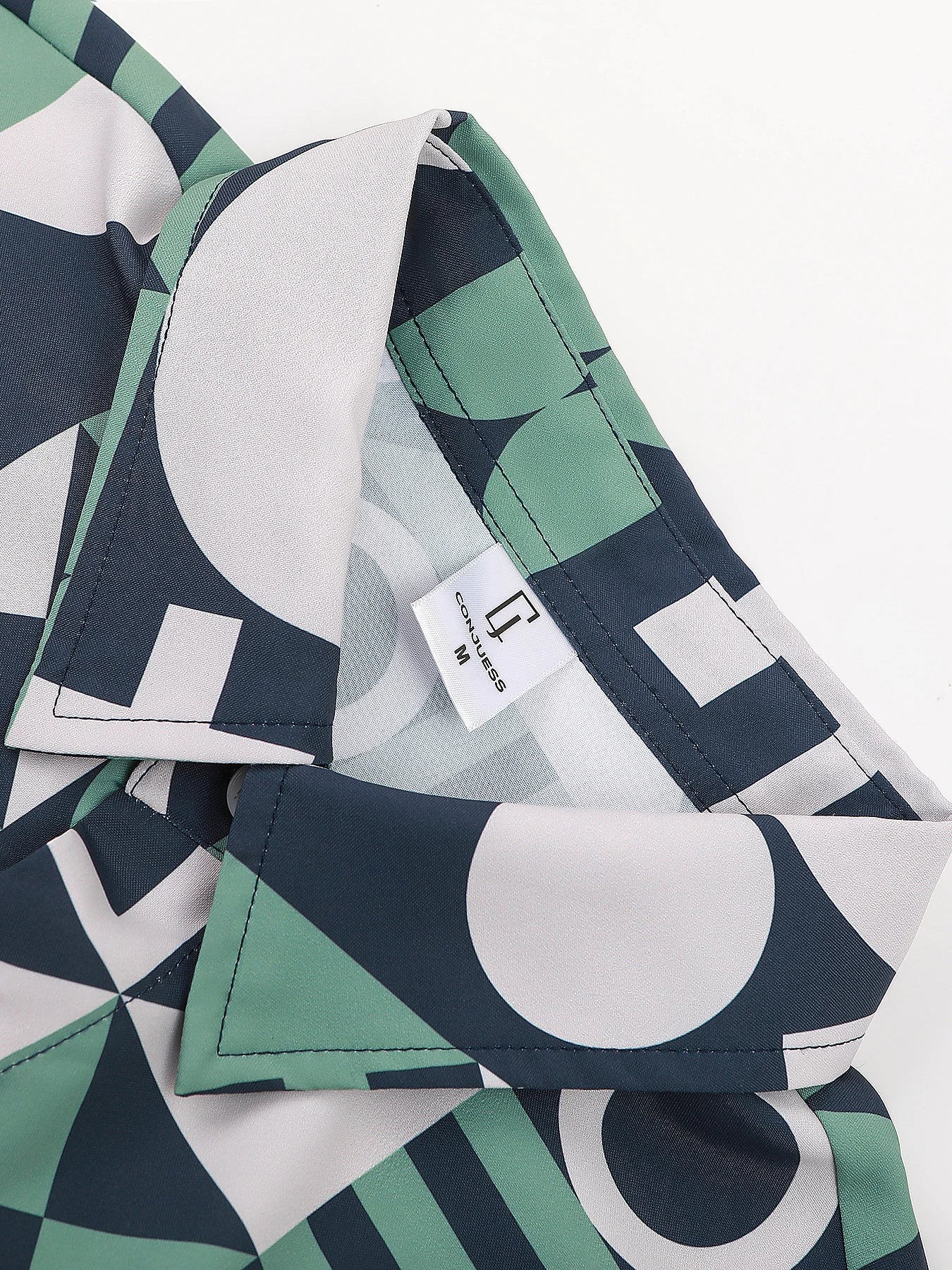 Tvådelat Set Dam Geometrisk Tryck Polyester Normal Passform-3