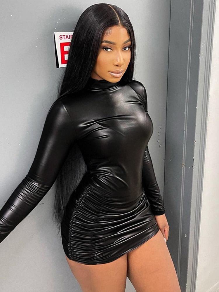 Elegant Aftonklänning Lång med Långa Ärmar i Polyester för Kvinnor – Perfekt för Formella Evenemang 1