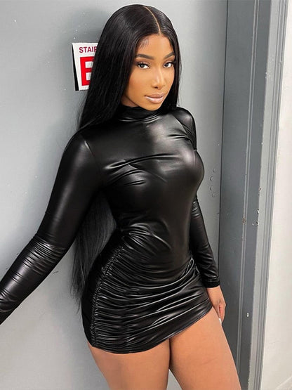 Elegant Aftonklänning Lång med Långa Ärmar i Polyester för Kvinnor – Perfekt för Formella Evenemang 7