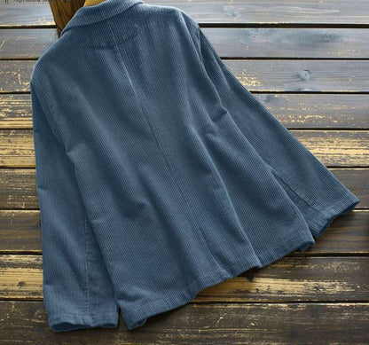 Damjacka Revers Polyester Komfortabel Design för Höst och Vinter 2