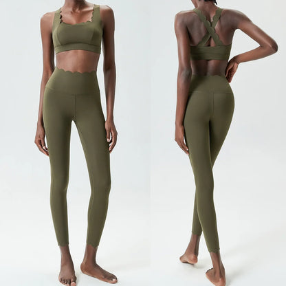 Variant image for Dam Leggings Set Sportig Ärmlös Nylon Spandex-37