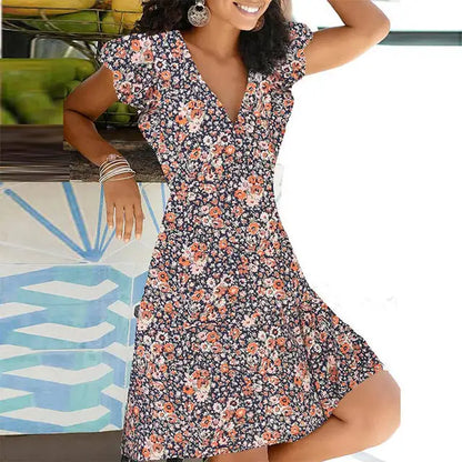 Variant image for Kvinnors Klänning Mjuk Bomull Elegant Design-10