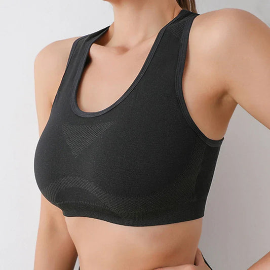 Dam Sport BH High Support i Andningsbart Material för Yoga och Fitness-1