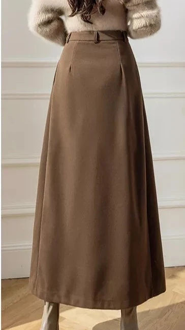 Dam Kjol Elegant Polyester Spandex Viskos-6