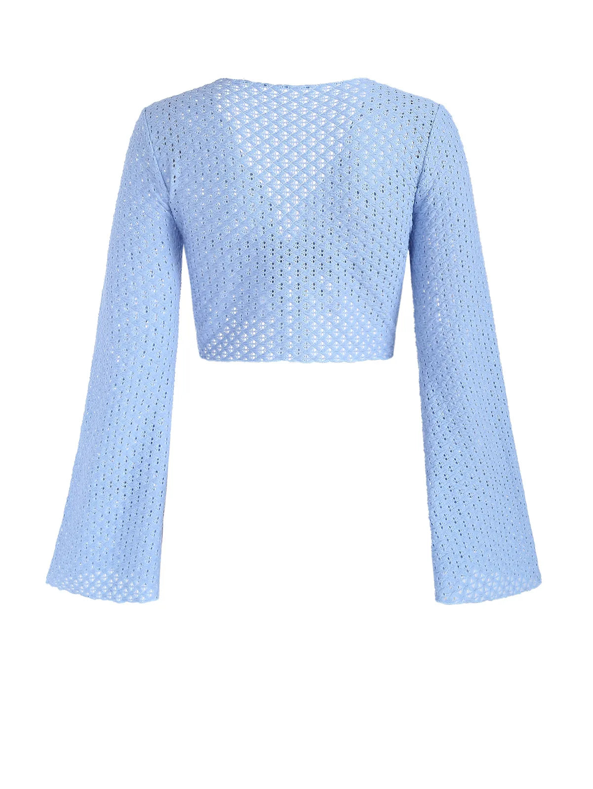 Långärmad Strandtopp för Dam i 100% Bomull – Trendig och Bekväm för Sommaraktiviteter 3