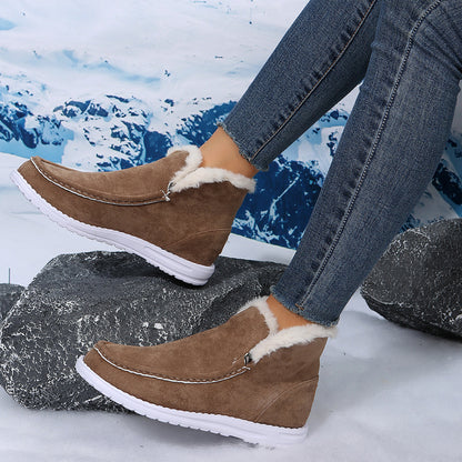 Dam Snöstövlar Trendig Design Gummisulor Syntet-4