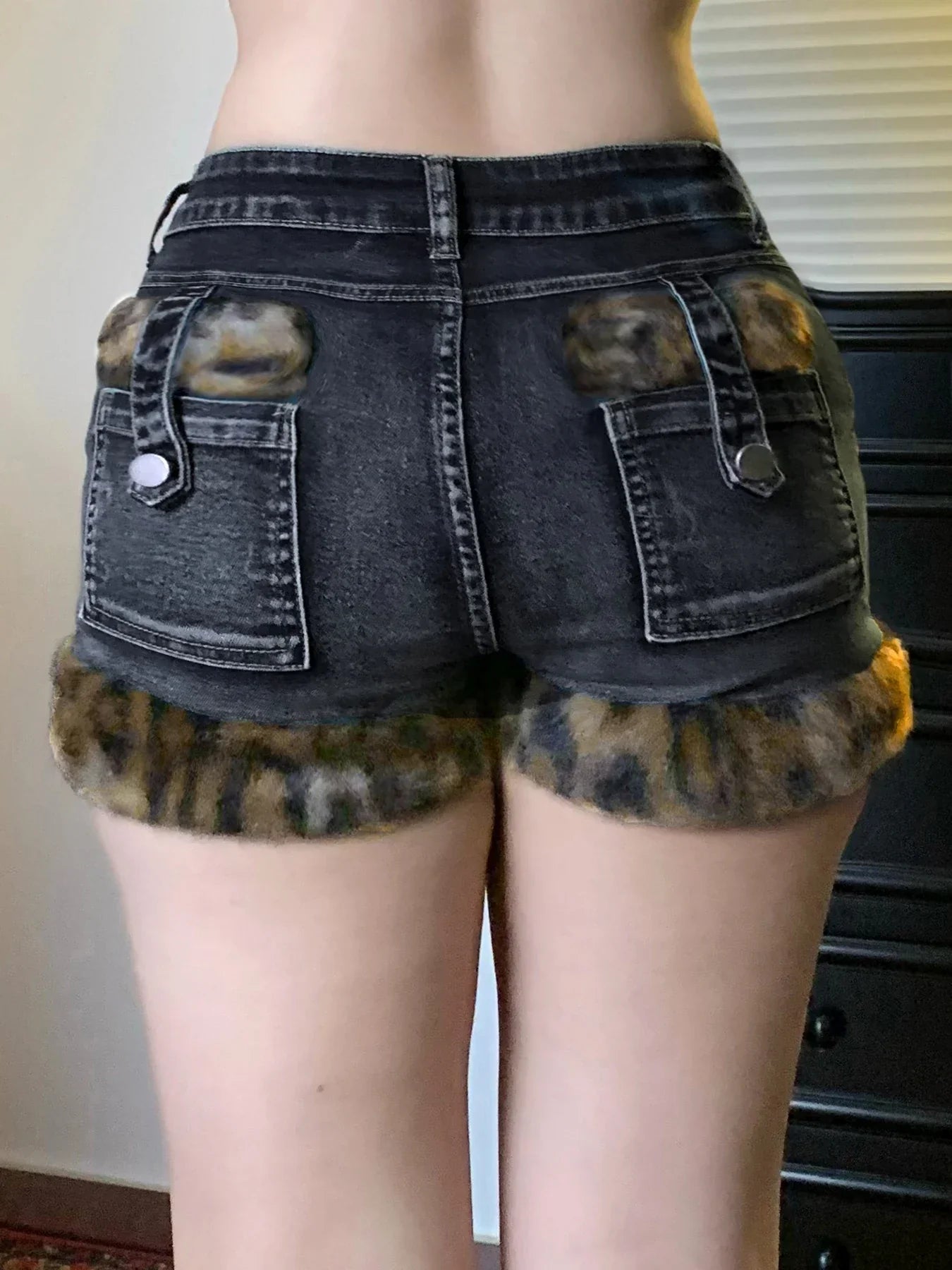 Dam Shorts Elegant Polyester och Bomull-2