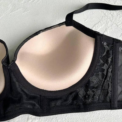 Dam Behå Blommönster Polyester Spandex-3