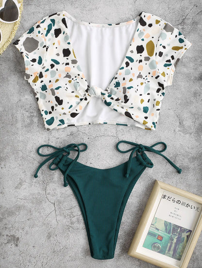 Variant image for Dam T-shirt Normal Passform Ribbad 100% Bomull-1