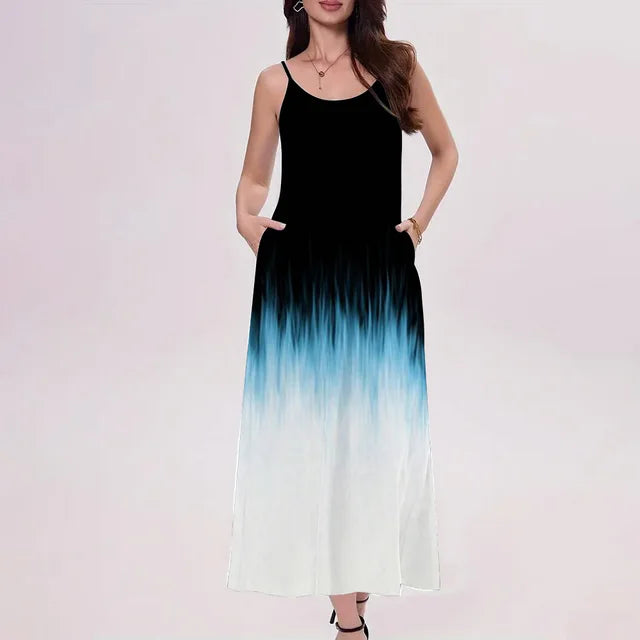 Variant image for Fina Dam Klänningar Lätt Stilren Polyester Klänning-15