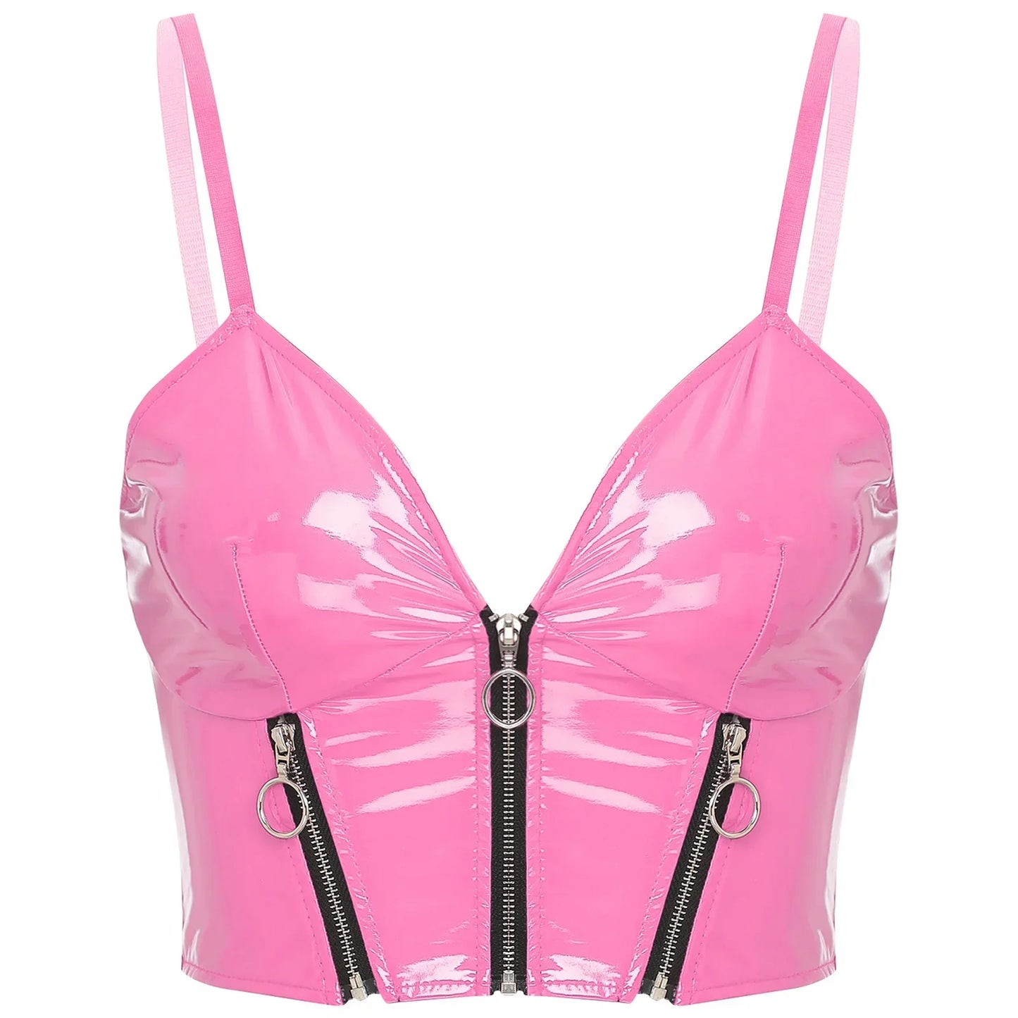 Dam Festtopp Kort Polyester Spandex Stjärnmönster-6