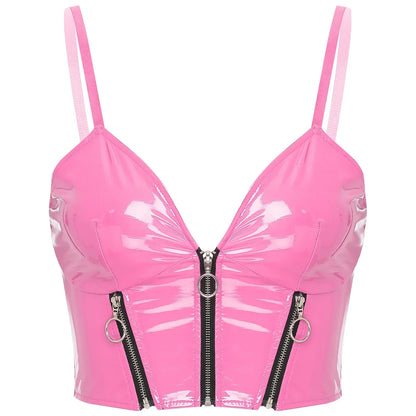 Dam Festtopp Kort Polyester Spandex Stjärnmönster-6