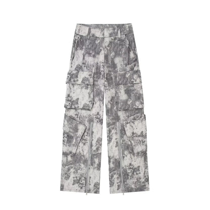 Variant image for Snygga Byxor Dam Hög Midja Loose Fit Polyester-4