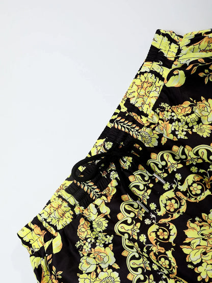 Dam Tvådelad Set Barocktryck Polyester-4