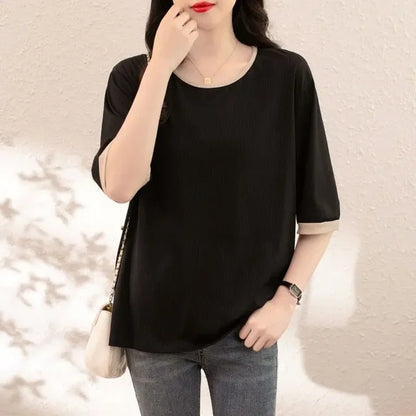 Dam Skjortklänning Lätt Figurvänlig i 100% Bomull-4