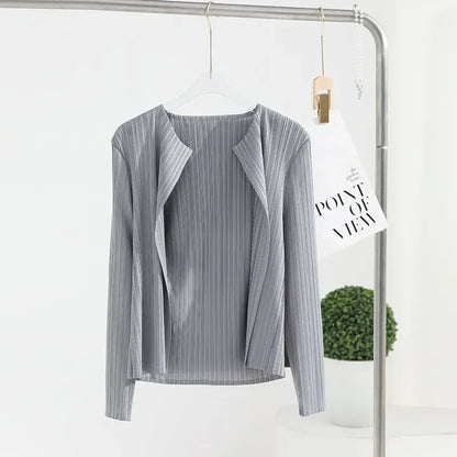 Variant image for Kort Kappa Dam Rynkad Mjuk Tyg för Modern Stil-1