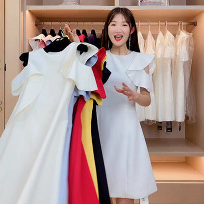 Herr Miniklänning A-line Monokrom Polyester-3