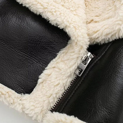 Vinterjacka Dam Plyschmatad Elegant Design för Kalla Dagar-4