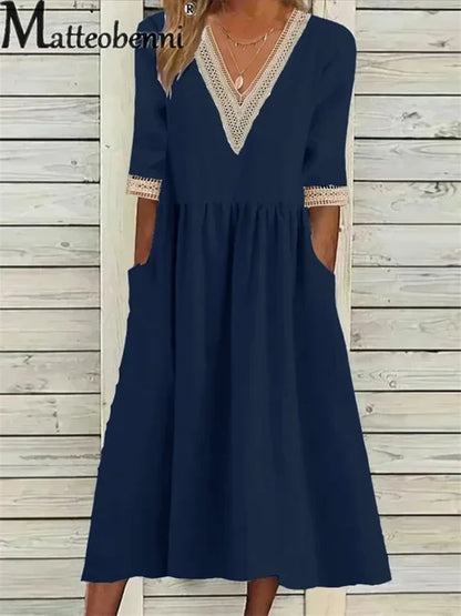 Variant image for Kvinnors Klänning Elegant Design Polyester-6