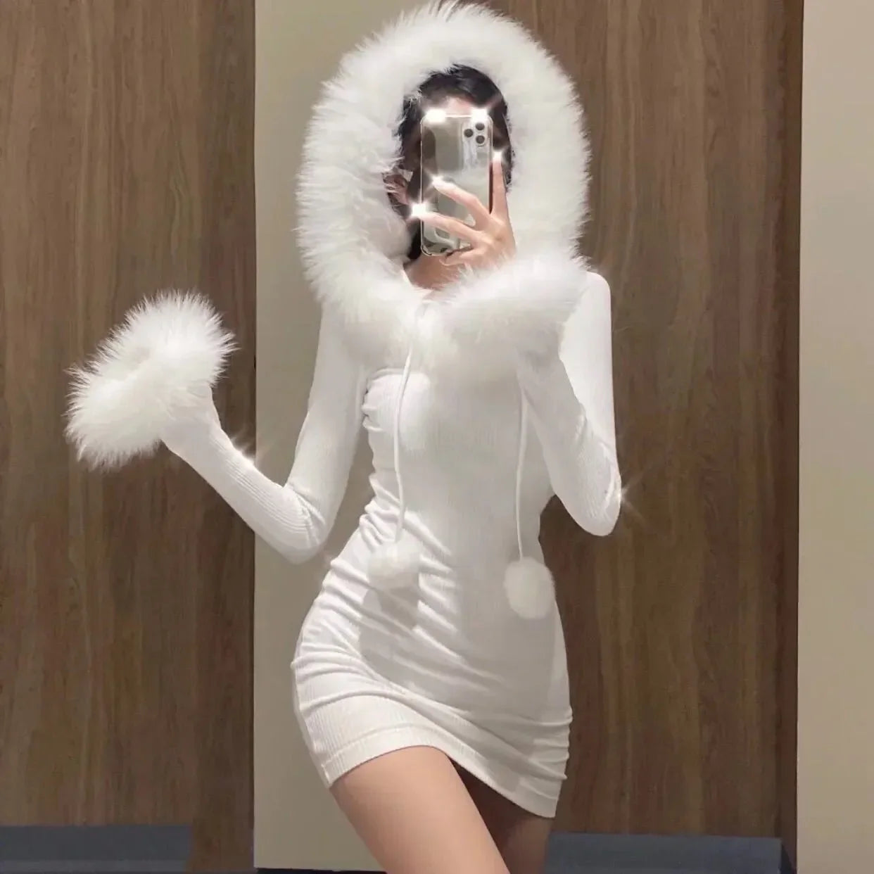 Damklänning A-linjeformad i Bomull och Polyester - Fina Dam Klänningar för Alla Tillfällen 4