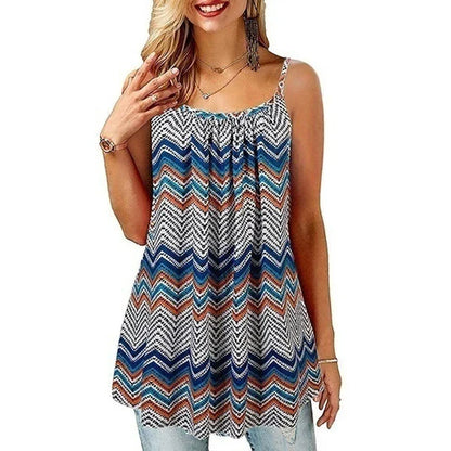 Dam Blus Lätt Polyester Elegant Design-4
