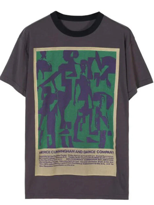 Kvinnors T-Shirt Grafiskt Tryck 100% Bomull Avslappnad Passform-1