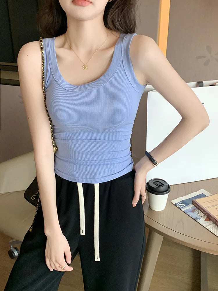 Variant image for Dam Tank Top Enkel Viskos Polyester-25