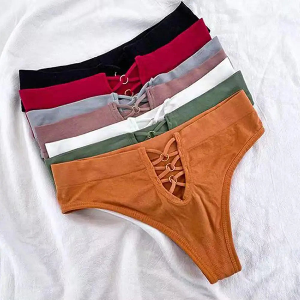 Dam Underbyxor Hög Klipp Polyester Nylon-4