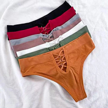 Dam Underbyxor Hög Klipp Polyester Nylon-4