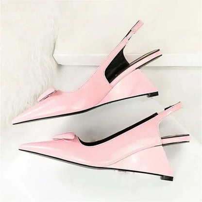 Dam Pumpskor Elegant PU-material-2
