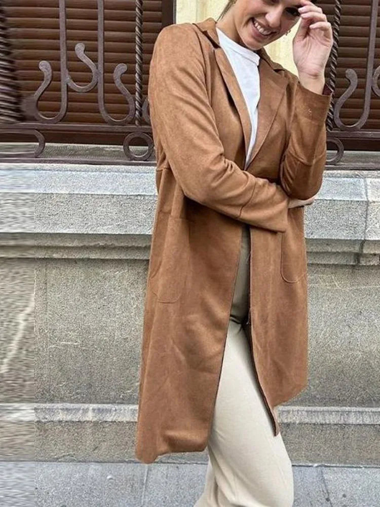 Damjacka Vindtät Mocka Elegant Design för Kalla Dagar 2