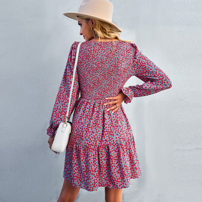 Damklänning Casual Smickrande Silhuett 100% Bomull-5