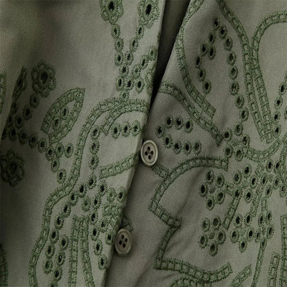 Kvinna Midi Klänning A-Linje Polyester Elegant Casual 5