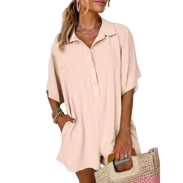 Variant image for Kvinnors Avslappnad Topp Mjuk Bomull-1